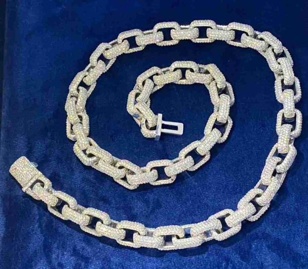 fashion 12mm width cuban chain white gold round moissanite linking design cuban link chain, Silver
fashion 12mm width cuban chain white gold round moissanite linking design cuban link chain, Silver