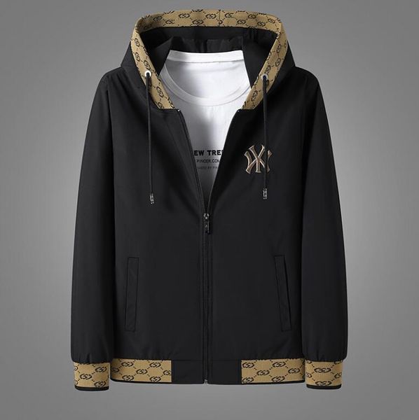 fashion designer mens jacket spring and autumn season men's high-end outerwear embroidered jacket men's hooded fashion trend youth, Black;brown
fashion designer mens jacket spring and autumn season men's high-end outerwear embroidered jacket men's hooded fashion trend youth, Black;brown
