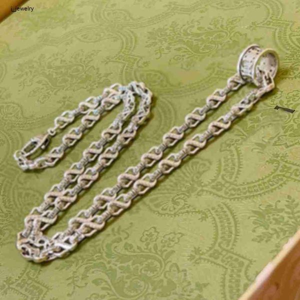necklace for women and men fashion old processing jewelry movable ring shaped pendant necklace including brand box couple gift, Silver
necklace for women and men fashion old processing jewelry movable ring shaped pendant necklace including brand box couple gift, Silver