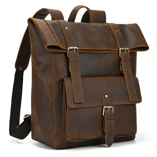 skin men's backpack leather large capacity backpack outdoor travel mountaineering backpack computer bag 230615
skin men's backpack leather large capacity backpack outdoor travel mountaineering backpack computer bag 230615