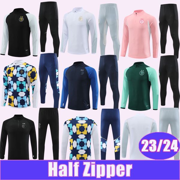 23 24 algeria training wear kit suit soccer jerseys slimani mahrez feghouli bennacer atal half zip tracksuit football shirts, Black
23 24 algeria training wear kit suit soccer jerseys slimani mahrez feghouli bennacer atal half zip tracksuit football shirts, Black