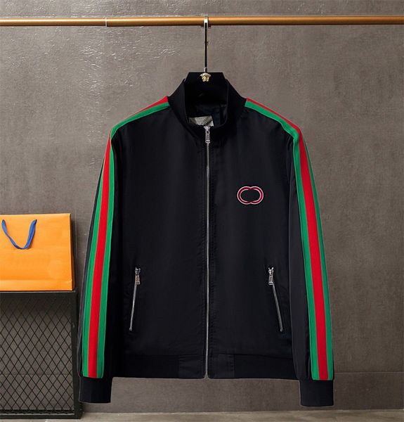 fashion mens designer jacket cap striped windbreaker sportswear outerwear wind casual plus size baseball zipper hoodies jackets coats, Black;brown
fashion mens designer jacket cap striped windbreaker sportswear outerwear wind casual plus size baseball zipper hoodies jackets coats, Black;brown