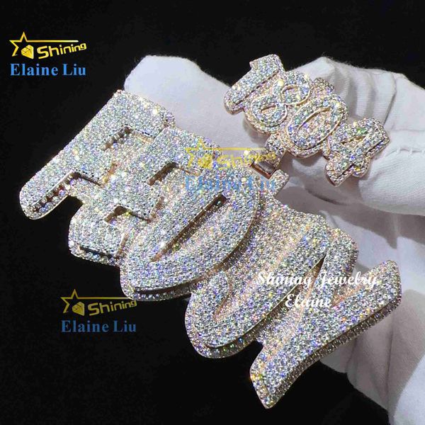 pass diamond tester vvs moissanite hip hop 925 sterling silver luxury custom name letter iced out pendant
pass diamond tester vvs moissanite hip hop 925 sterling silver luxury custom name letter iced out pendant