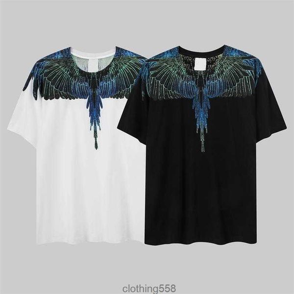 men's t-shirts european and american tide brand mb color lightning wings short sleeve men and women with the same outfit half, White;black
men's t-shirts european and american tide brand mb color lightning wings short sleeve men and women with the same outfit half, White;black