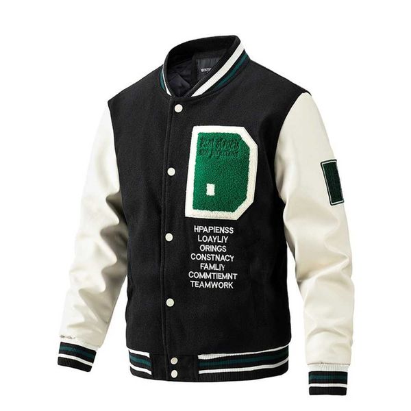 winter products 2023 spliced streetwear men's baseball designer clothes men young boys street style varsity jacket, Black;brown
winter products 2023 spliced streetwear men's baseball designer clothes men young boys street style varsity jacket, Black;brown