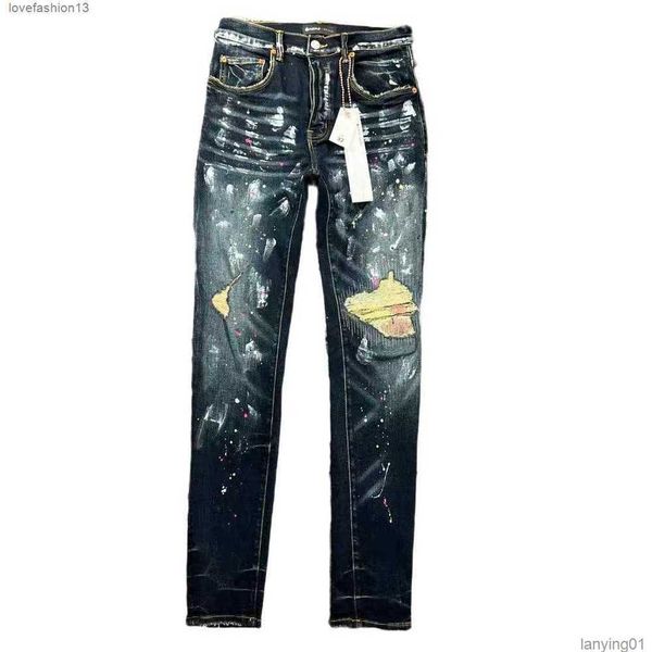 purple jeans fashion brand elastic casual exclusive correct version men's summer style, Blue
purple jeans fashion brand elastic casual exclusive correct version men's summer style, Blue