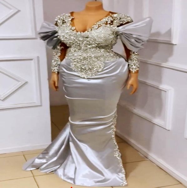 2023 august aso silver mermaid prom dress lace beaded satin evening formal party second reception birthday engagement gowns dresses robe de, Black
2023 august aso silver mermaid prom dress lace beaded satin evening formal party second reception birthday engagement gowns dresses robe de, Black