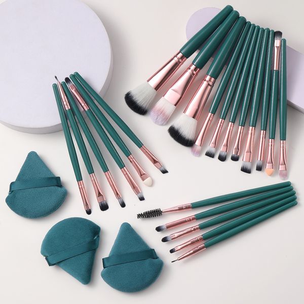 makeup tools 22pcs brushes set with 3 pieces of fan shaped powder puff soft velvet puff 230812
makeup tools 22pcs brushes set with 3 pieces of fan shaped powder puff soft velvet puff 230812