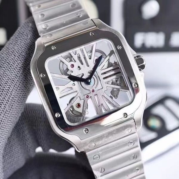 5 types v8 factory square watch luxury mens skeleton watches silver case dial 40mm 904l stainless steel case eta4s20 automatic waterproof wi, Slivery;brown
5 types v8 factory square watch luxury mens skeleton watches silver case dial 40mm 904l stainless steel case eta4s20 automatic waterproof wi, Slivery;brown
