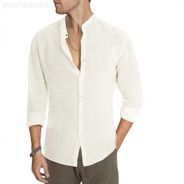 men's casual shirts casual solid color loose long sleeve stand collar shirt men spring summer leisure buttoned streetwear men's v, White;black
men's casual shirts casual solid color loose long sleeve stand collar shirt men spring summer leisure buttoned streetwear men's v, White;black