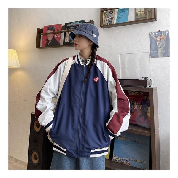 womens jackets deeptown harajuku vintage bomber women korean style patchwork zipper windproof jacket hippie reversible oversize coat 230812, Black;brown
womens jackets deeptown harajuku vintage bomber women korean style patchwork zipper windproof jacket hippie reversible oversize coat 230812, Black;brown