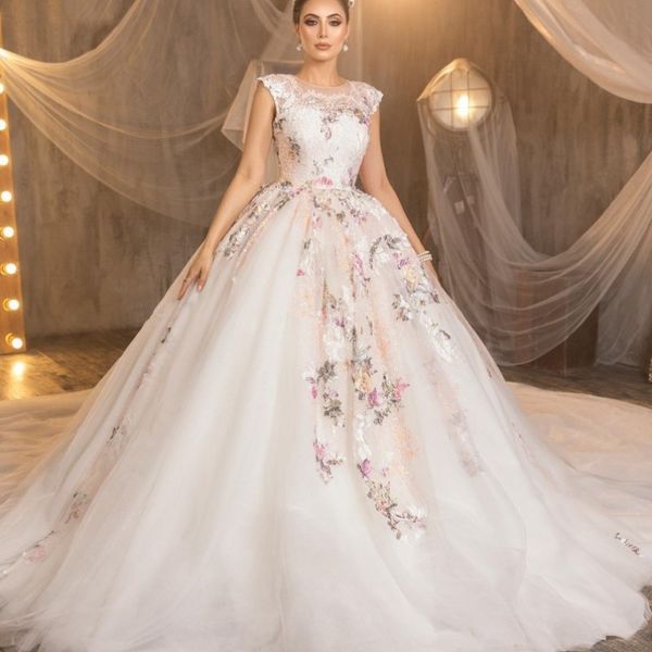 gorgeous o-neck appliques lace sleeveless tull a-line wedding dress 2023 elegant chapel train vintage bridal gown, White
gorgeous o-neck appliques lace sleeveless tull a-line wedding dress 2023 elegant chapel train vintage bridal gown, White