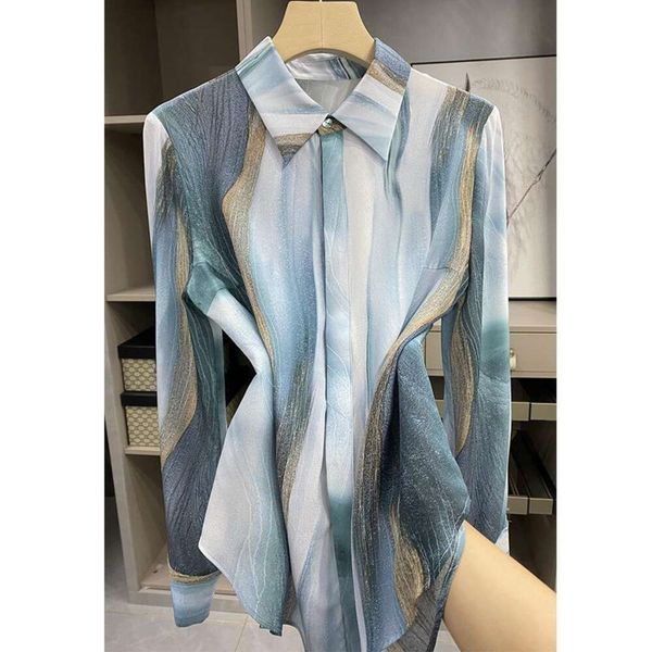 strong push dazzling temperament shirt pole goods commuter color contrast silkworm like real for women, White
strong push dazzling temperament shirt pole goods commuter color contrast silkworm like real for women, White