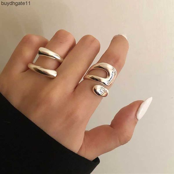 2fk8 fashion accessories exaggerated staggered geometric ring style personality hip hop punk opening versatile female jewelry, Silver
2fk8 fashion accessories exaggerated staggered geometric ring style personality hip hop punk opening versatile female jewelry, Silver