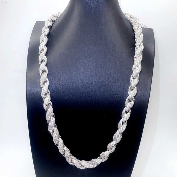 shinning jewelry vvs moissanite diamond 7mm wide rope chain iced out necklace men 925 sterling silver necklace hip hop necklace
shinning jewelry vvs moissanite diamond 7mm wide rope chain iced out necklace men 925 sterling silver necklace hip hop necklace