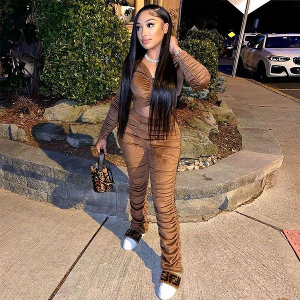 women's tracksuits 2023 autumn/winter fashion solid color zipper tight women's set casual women's two piece set, Gray
women's tracksuits 2023 autumn/winter fashion solid color zipper tight women's set casual women's two piece set, Gray