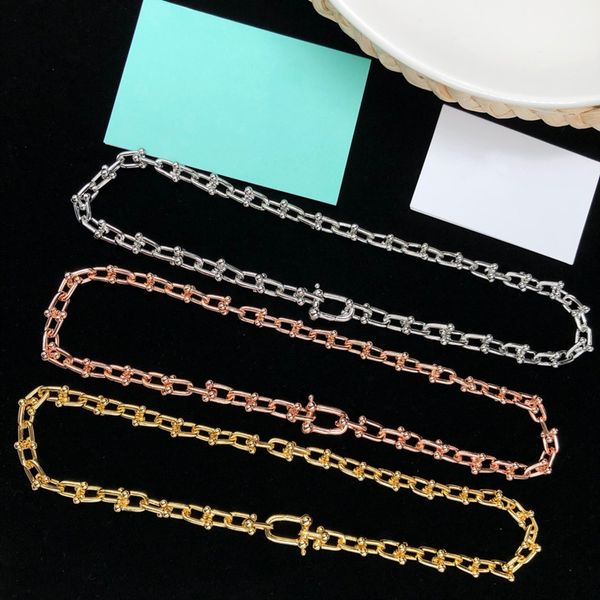 18k gold double u shape pendant necklaces for women fashion luxury brand designer ol style necklace party wedding jewelry, Silver
18k gold double u shape pendant necklaces for women fashion luxury brand designer ol style necklace party wedding jewelry, Silver