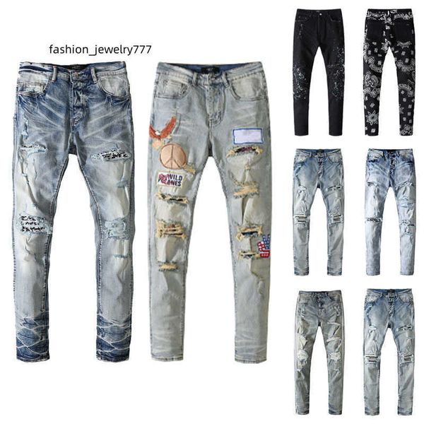 men's jeans ripped motorcycle classic denim jogger style women's jeans hand-painted old style hand-woven to do old fashion casual, Blue
men's jeans ripped motorcycle classic denim jogger style women's jeans hand-painted old style hand-woven to do old fashion casual, Blue