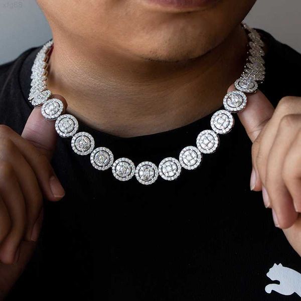 men heavy jewelry diamond necklace hip hop 925 sterling silver 13mm tennis chain iced out vvs moissanite link chain necklace
men heavy jewelry diamond necklace hip hop 925 sterling silver 13mm tennis chain iced out vvs moissanite link chain necklace