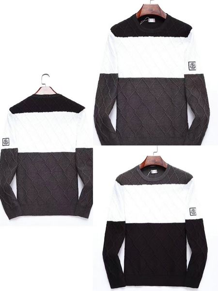 2023 knitting men's and women's autumn and winter season letter stripes all new fashion trend personality base knitting sweater, White;black
2023 knitting men's and women's autumn and winter season letter stripes all new fashion trend personality base knitting sweater, White;black