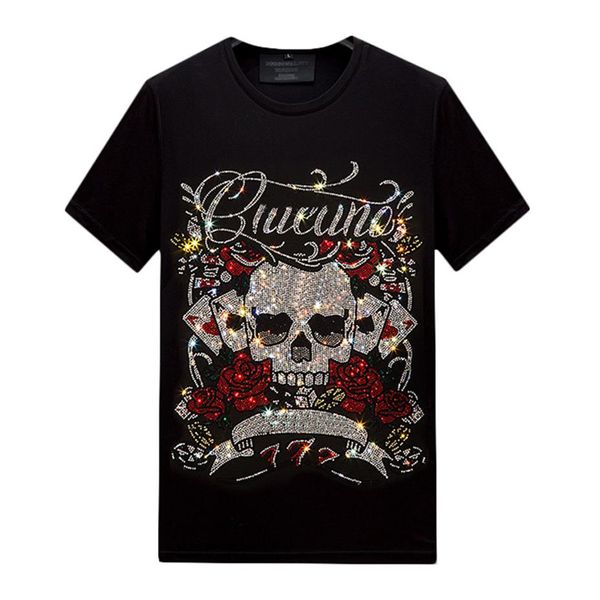 mens rhinestone short sleeved designer t-shirt summer crew neck shirts hip hop casual tee mercerized cotton s-6xl262b, White;black
mens rhinestone short sleeved designer t-shirt summer crew neck shirts hip hop casual tee mercerized cotton s-6xl262b, White;black