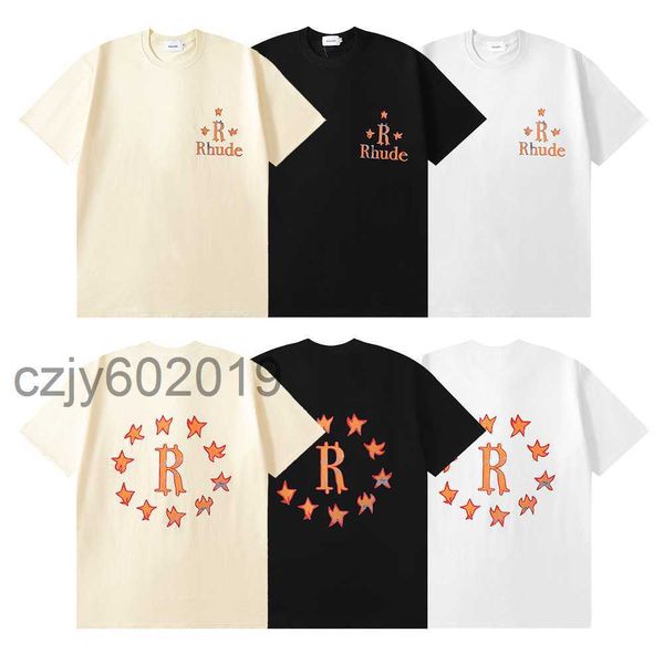 rhude 2023 destroy the stars tee teen couple loose double yarn short sleeve t-shirtvcot, White;black
rhude 2023 destroy the stars tee teen couple loose double yarn short sleeve t-shirtvcot, White;black