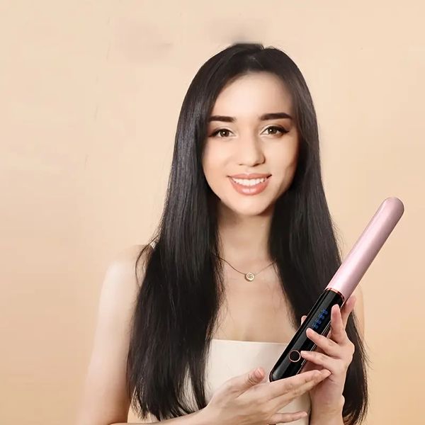 portable 2-in-1 hair straightener & curler: get salon-quality hair styling at home with constant temperature
portable 2-in-1 hair straightener & curler: get salon-quality hair styling at home with constant temperature