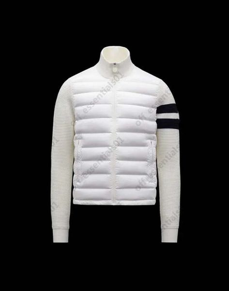 striped sleeve knit panel mens down jacket france brand jackets europe and american style coat, Black
striped sleeve knit panel mens down jacket france brand jackets europe and american style coat, Black