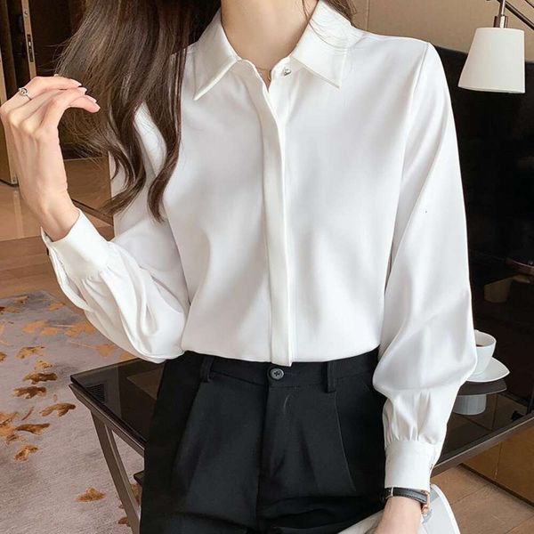 white blouse womens blouses for women spring and autumn korean version of professional formal satin shirt niche
white blouse womens blouses for women spring and autumn korean version of professional formal satin shirt niche