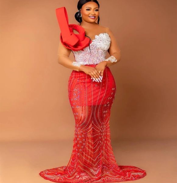 2023 august aso ebi red mermaid prom dress lace beaded crystals evening formal party second reception birthday engagement gowns dresses robe, Black
2023 august aso ebi red mermaid prom dress lace beaded crystals evening formal party second reception birthday engagement gowns dresses robe, Black