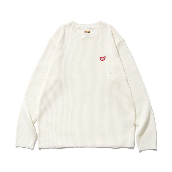 men's sweaters human made heart waffle pullovers harajuku men women spring autumn knitted sweater korean fashion streetwear embroidery, White;black
men's sweaters human made heart waffle pullovers harajuku men women spring autumn knitted sweater korean fashion streetwear embroidery, White;black