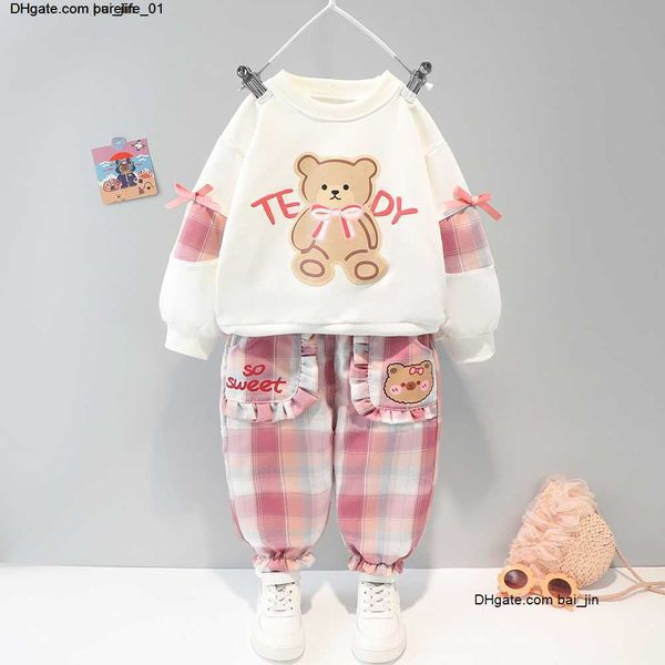 kids spring autumn clothing sets baby girls clothes set plaid pants princess girl outfit, White
kids spring autumn clothing sets baby girls clothes set plaid pants princess girl outfit, White