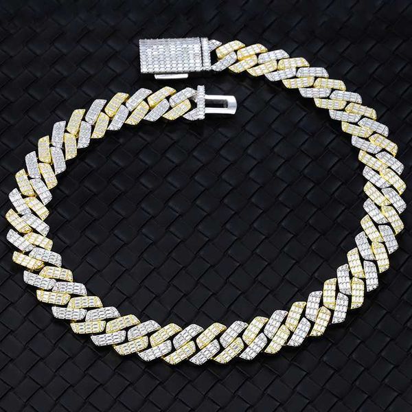 custom luxury 19mm baguette moissanite chain 925 solid silver gra baguette moissanite cuban link chain rapper hip hop necklace
custom luxury 19mm baguette moissanite chain 925 solid silver gra baguette moissanite cuban link chain rapper hip hop necklace