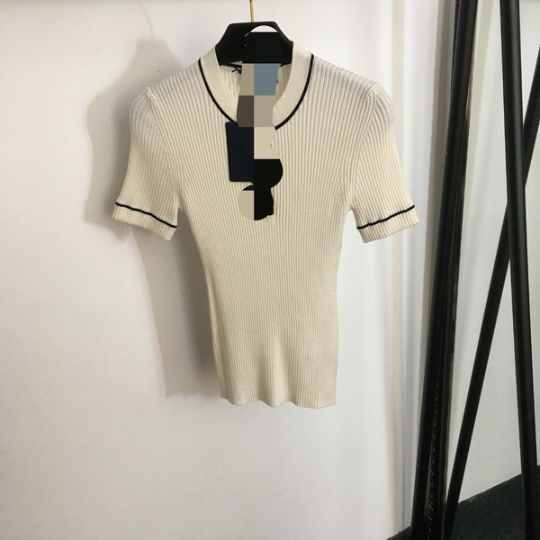 801 2023 autumn brand same style sweater coat short sleeve crew neck pullover green red fashion womens clothes womens 20236311, White;black
801 2023 autumn brand same style sweater coat short sleeve crew neck pullover green red fashion womens clothes womens 20236311, White;black