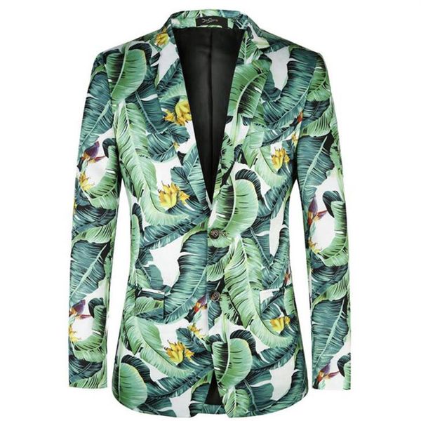 fashion printed mens blazers new arrivals banana leaf pattern floral suit jackets for men plug size 4xl207v, White;black
fashion printed mens blazers new arrivals banana leaf pattern floral suit jackets for men plug size 4xl207v, White;black