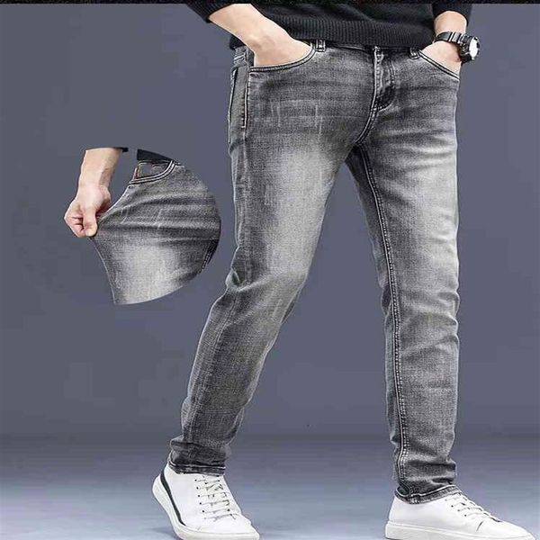 autumn men's jeans cotton slim elastic fashion business trousers classic style denim pants male gray color262q, Blue
autumn men's jeans cotton slim elastic fashion business trousers classic style denim pants male gray color262q, Blue