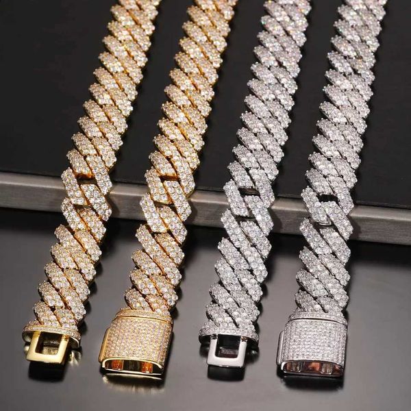 925 silver jewelry 20mm prong cuban link chain iced out pass diamond tester vvs moissanite 925 sterling silver necklace
925 silver jewelry 20mm prong cuban link chain iced out pass diamond tester vvs moissanite 925 sterling silver necklace