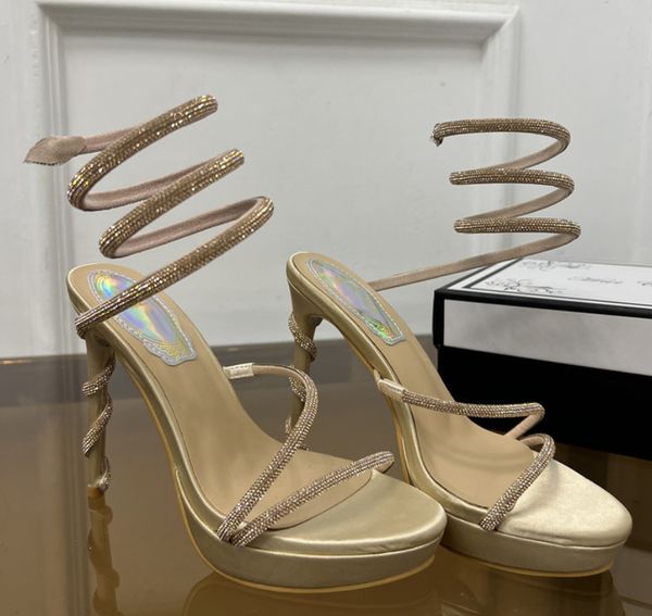 luxury rhinestone with sandals women's snake shaped winding open toe slim heel waterproof platform high heels size 35-40, Black
luxury rhinestone with sandals women's snake shaped winding open toe slim heel waterproof platform high heels size 35-40, Black