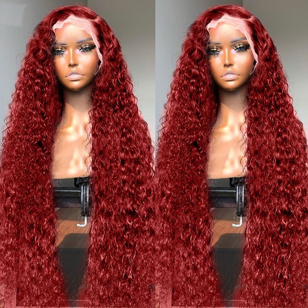 Colored Lace Front Human Hair Wigs Curly 220%density 13x6 Hd Lace Frontal Wig for Women Deep Wave Burgundy 13x4 Transparent Glueless Red Wig, Ombre color
Colored Lace Front Human Hair Wigs Curly 220%density 13x6 Hd Lace Frontal Wig for Women Deep Wave Burgundy 13x4 Transparent Glueless Red Wig, Ombre color