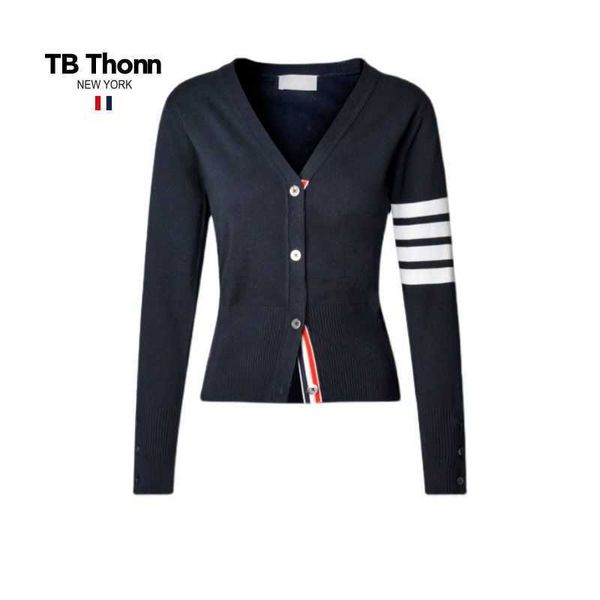 trendy tb thonn long sleeve knit women's cardigan slim fit pure cotton 2023 autumn/winter v-neck sweater coat, Black;brown
trendy tb thonn long sleeve knit women's cardigan slim fit pure cotton 2023 autumn/winter v-neck sweater coat, Black;brown