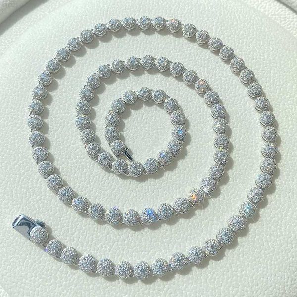 iced out moissanite chain 5mm round tennis cluster link chain sterling silver 925 moissanite diamond necklace for men women
iced out moissanite chain 5mm round tennis cluster link chain sterling silver 925 moissanite diamond necklace for men women