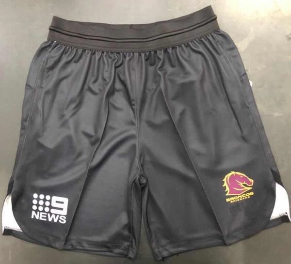 men's shorts brisbane broncos away rugby jersey shorts size s--5xl 230812, White;black