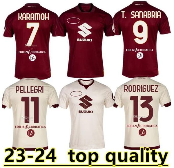 2023/24 torino limited edition soccer jerseys 2023/24 zaza t. sanabria lukic pellegri singo ricci suzuki football shirts men uniforms, Black;yellow
2023/24 torino limited edition soccer jerseys 2023/24 zaza t. sanabria lukic pellegri singo ricci suzuki football shirts men uniforms, Black;yellow