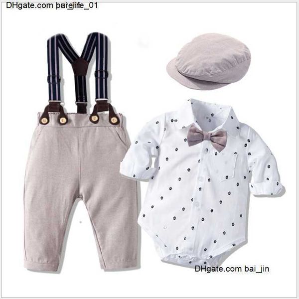 baby boys gentleman clothing sets baby suit rompers+bowtie+suspender pants+hats 4pcs set toddler bodysuit infant clothes, White
baby boys gentleman clothing sets baby suit rompers+bowtie+suspender pants+hats 4pcs set toddler bodysuit infant clothes, White