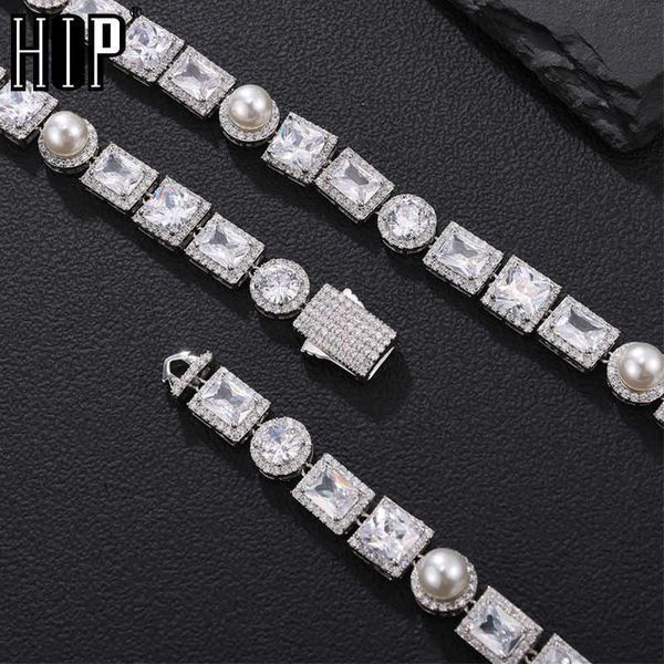 hip hop 10mm bling tennis chain with pearl necklace iced out aaa cubic zirconia necklaces for men women rapper jewelry, Silver
hip hop 10mm bling tennis chain with pearl necklace iced out aaa cubic zirconia necklaces for men women rapper jewelry, Silver