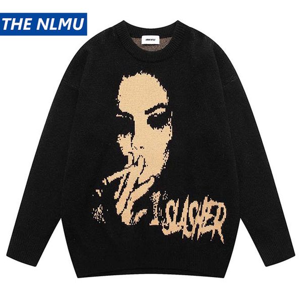 men's sweaters 2023 fashion sweater pullover couple girl graphic knitted hip hop streetwear y2k knitwear cotton soft 230812, White;black
men's sweaters 2023 fashion sweater pullover couple girl graphic knitted hip hop streetwear y2k knitwear cotton soft 230812, White;black