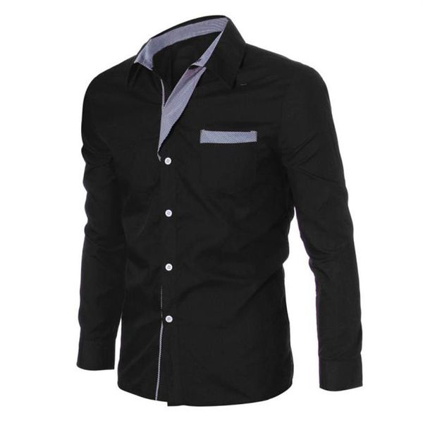 fashion formal shirts for men luxury long sleeve casual slim fit dress shirt turn-down collar buttons blouse camicia uomo283b, White;black
fashion formal shirts for men luxury long sleeve casual slim fit dress shirt turn-down collar buttons blouse camicia uomo283b, White;black