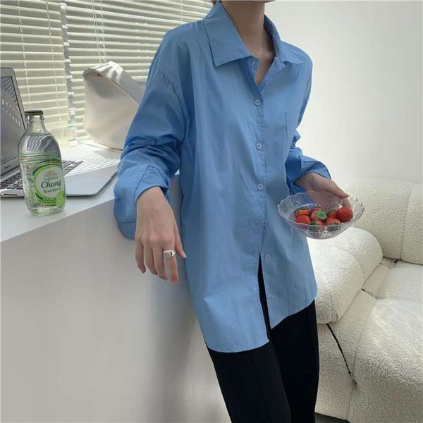 nvyyyyis white korean shirt womens spring and autumn style loose pure color lazy wind long sleeve
nvyyyyis white korean shirt womens spring and autumn style loose pure color lazy wind long sleeve