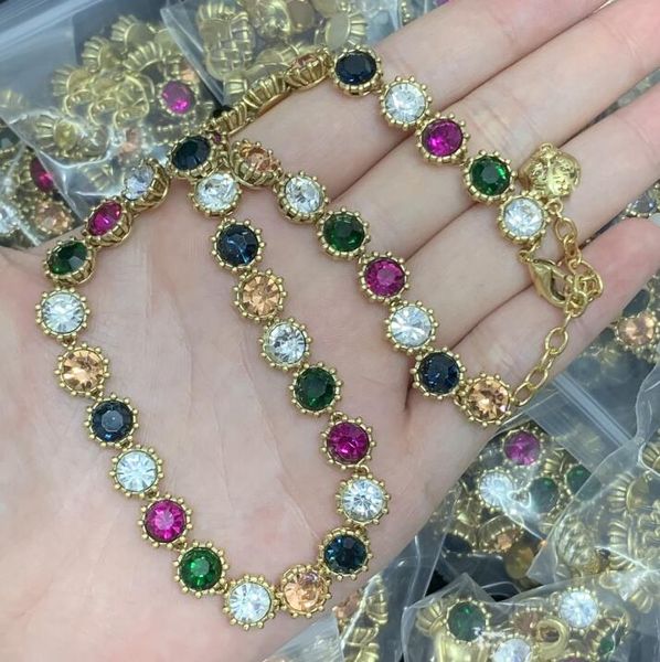 fashion colour designer micro inlays crystal necklace for woman long chain necklaces brass sweater chain jewelry wedding birthday party gift, Silver
fashion colour designer micro inlays crystal necklace for woman long chain necklaces brass sweater chain jewelry wedding birthday party gift, Silver