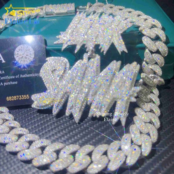 pass diamond tester hip hop vvs moissanite name pendants fine jewelry 925 sterling silver custom letter iced out mens pendant
pass diamond tester hip hop vvs moissanite name pendants fine jewelry 925 sterling silver custom letter iced out mens pendant